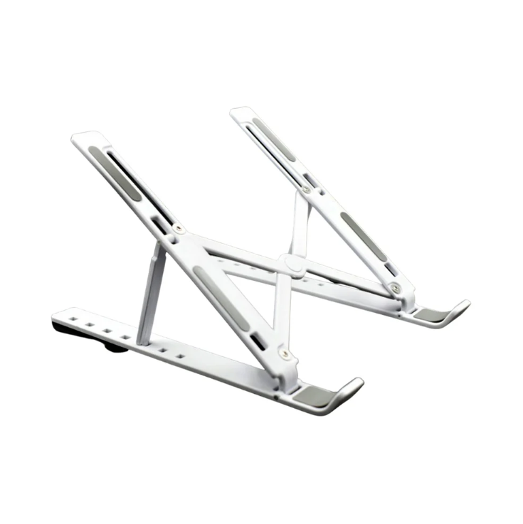 Plastic Adjustable Portable Tablet Stand – Ergonomic Holder Riser (Up to 14 inch)