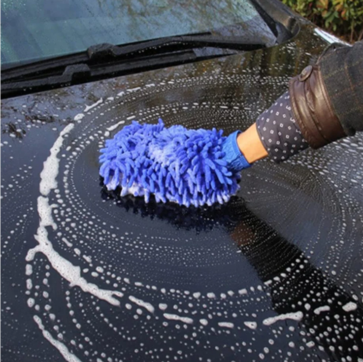 Microfiber Wash Mitt / Multipurpose Cleaning Glove (1 Pc)