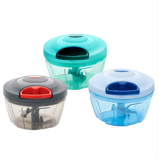 Manual Food Chopper, Compact & Powerful Hand Held Vegetable Chopper / Blender